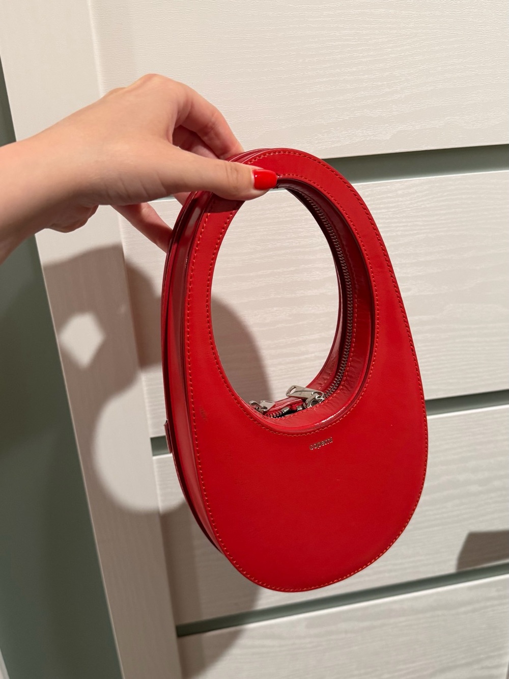 Coperni Red Oval Mini Bag